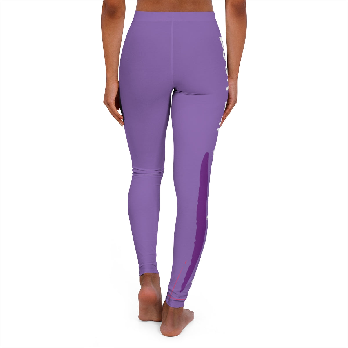 Women's Spandex Leggings ( Look but don't touch ) Purple