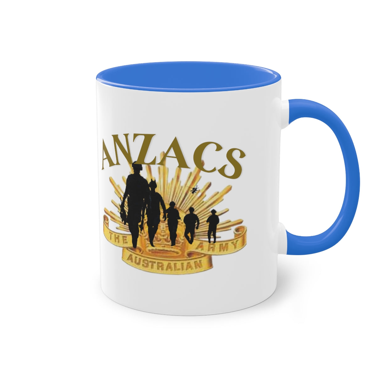 Coffee Mug ( ANZACS ) Military Style