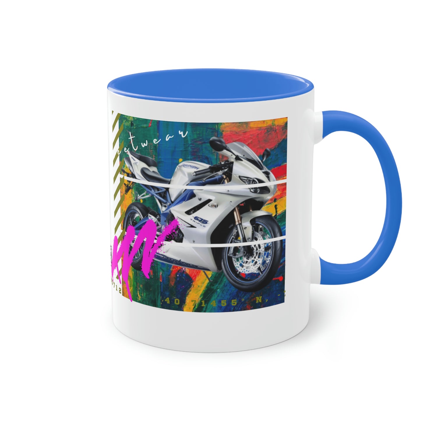 Coffee Mug ( Urban White Sports Bike )