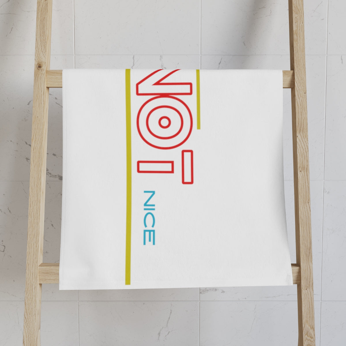 Sports Towel ( SPORTY NOT NICE ) White