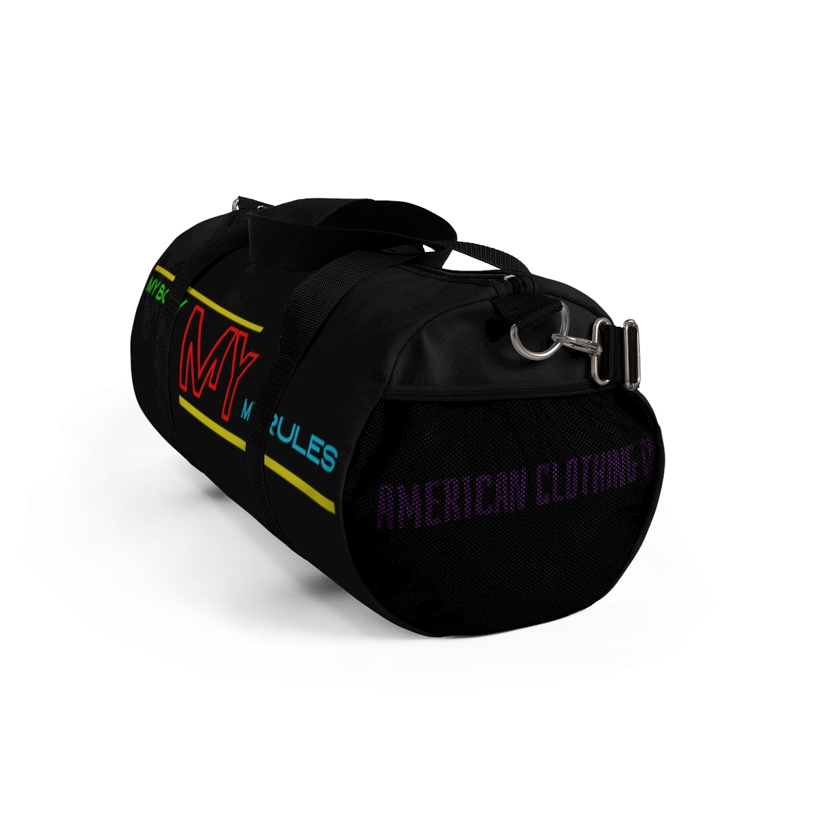 Sports Bag (My Body My Rules ) Black