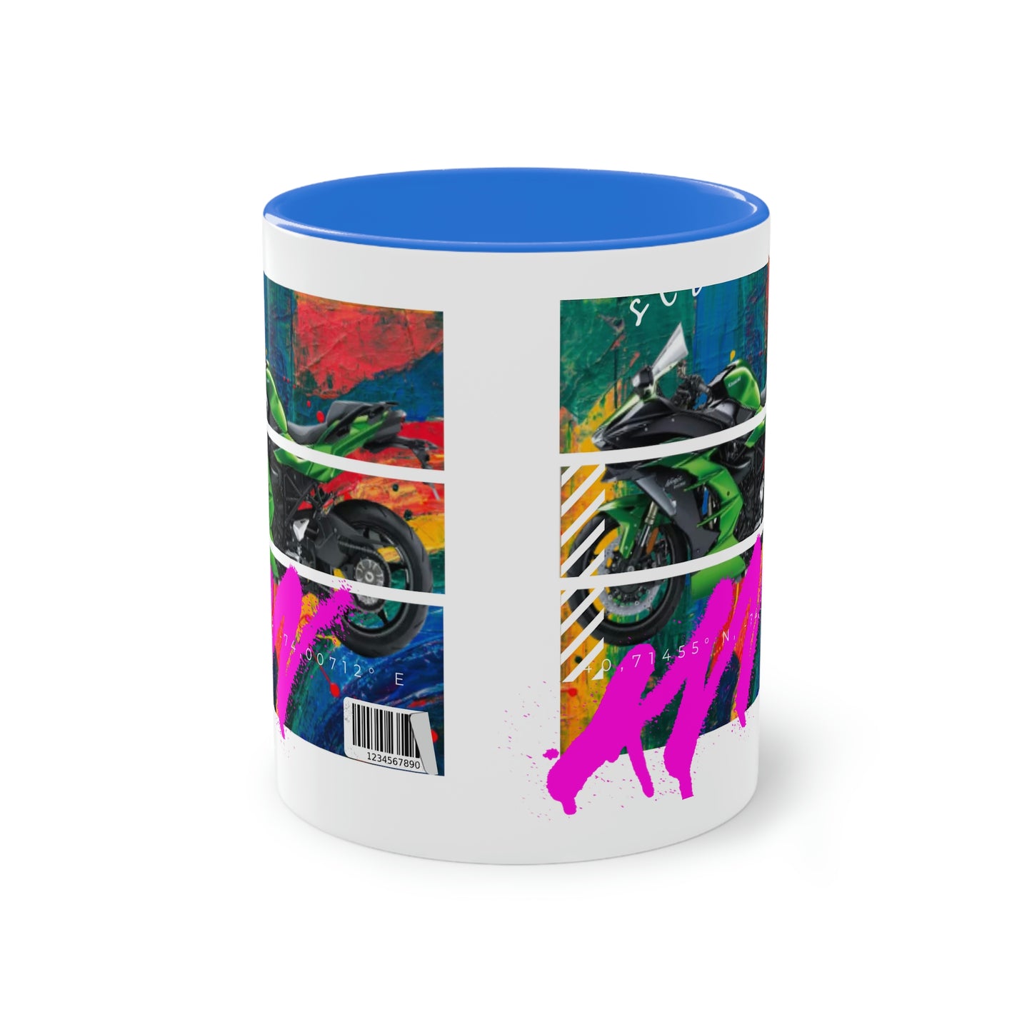 Coffee Mug  ( Urban Green Sports Bike )