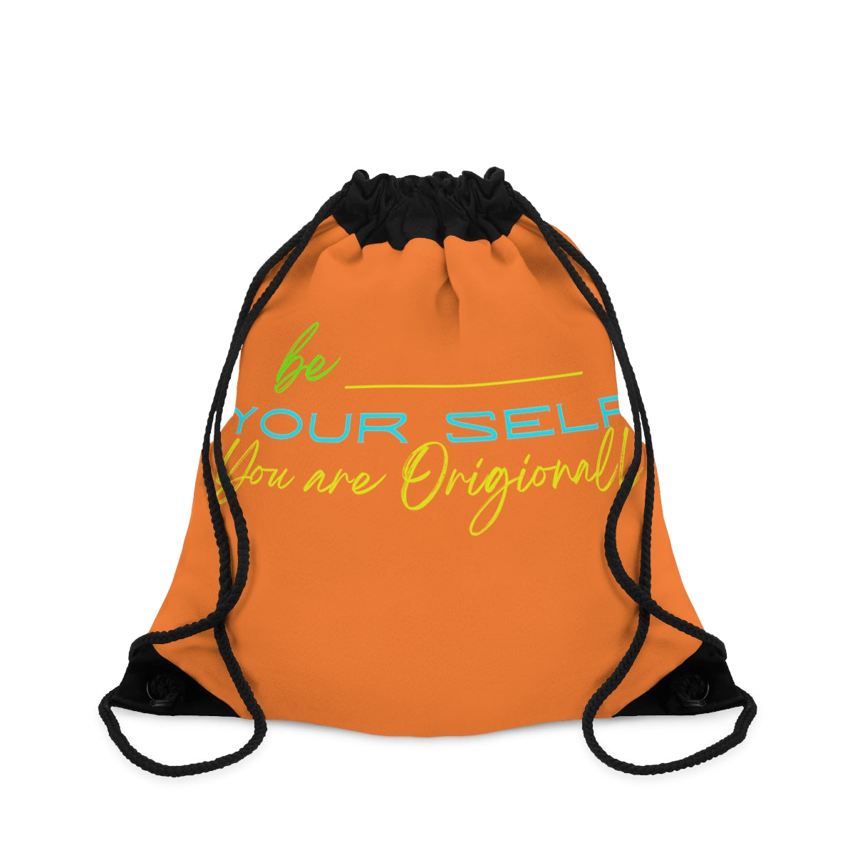 Drawstring Bag ( Be Yourself Orange )