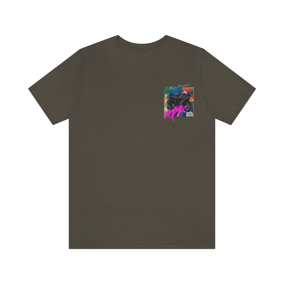 T-shirt Classic Jersey Short Sleeve (Urban Blue Sports Motorbike )