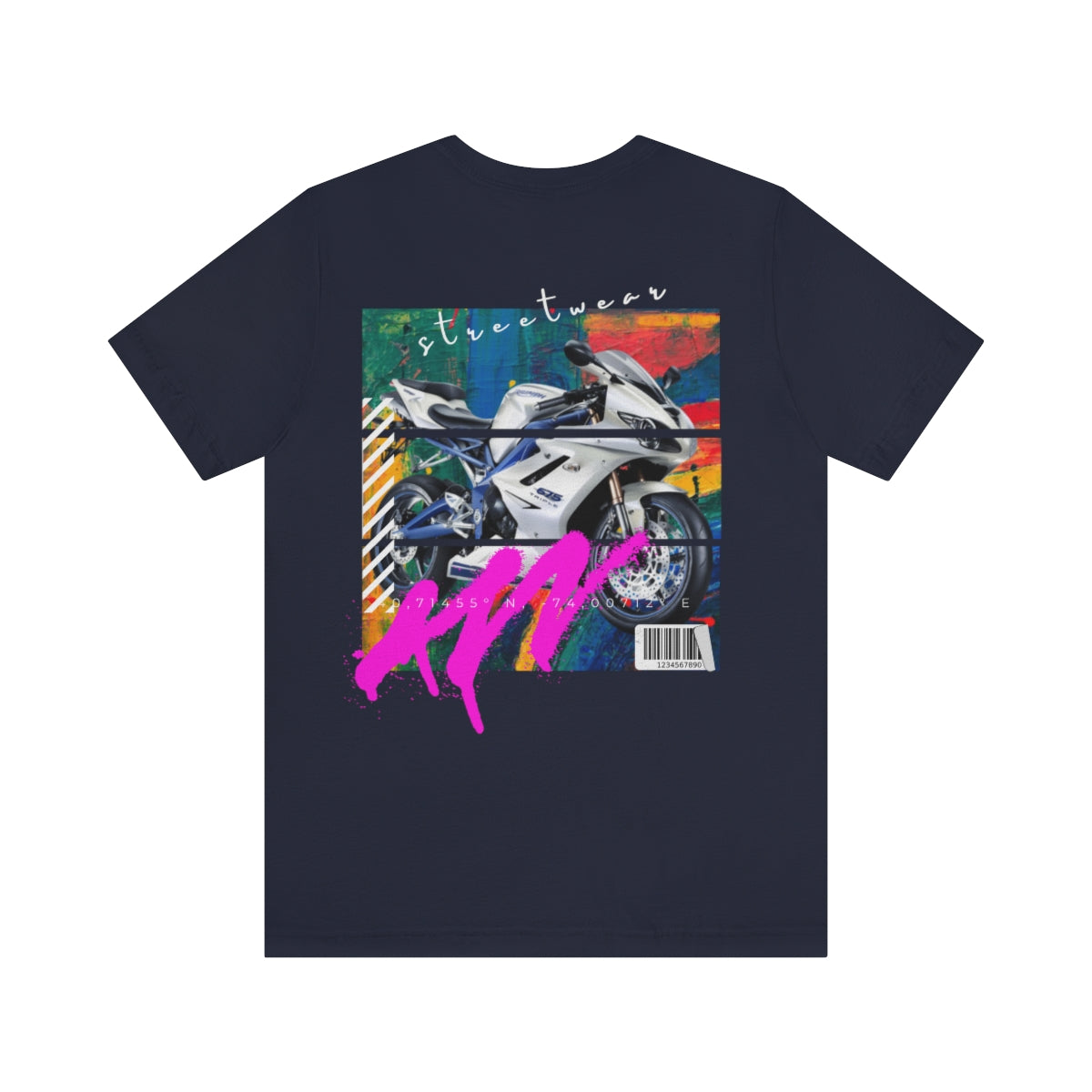 T-shirt Classic Jersey Short Sleeve (Urban White Sports Motorbike )