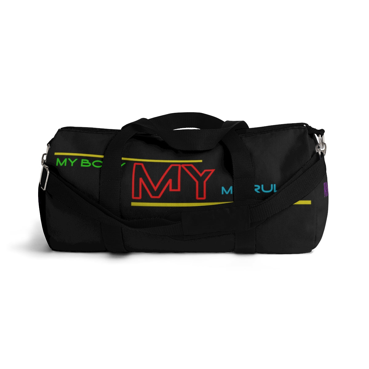 Sports Bag (My Body My Rules ) Black