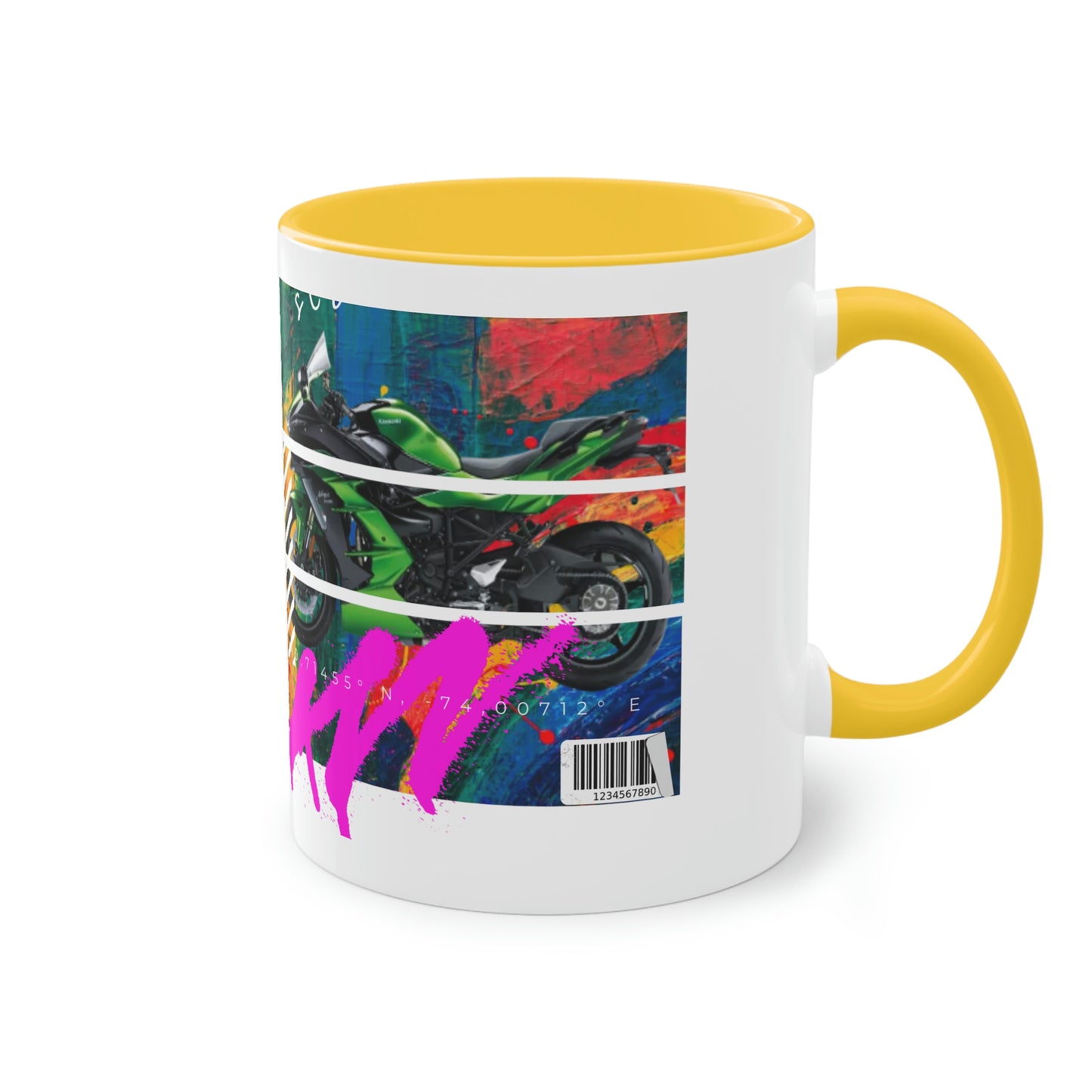Coffee Mug  ( Urban Green Sports Bike )
