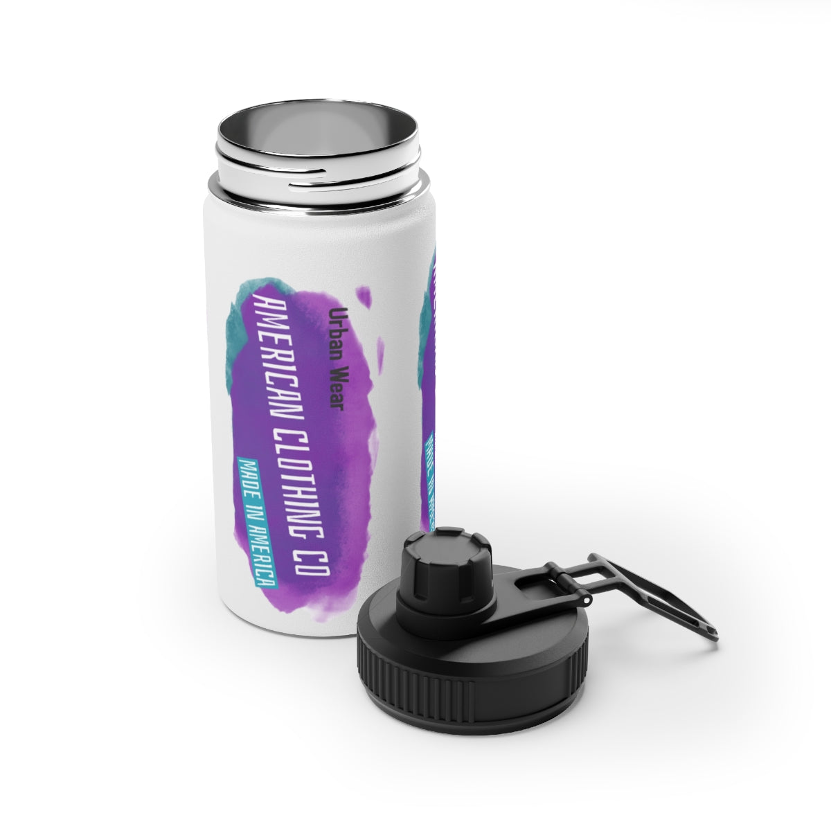 Stainless Steel Water Bottle, Sports Lid ( American Clothing Company )