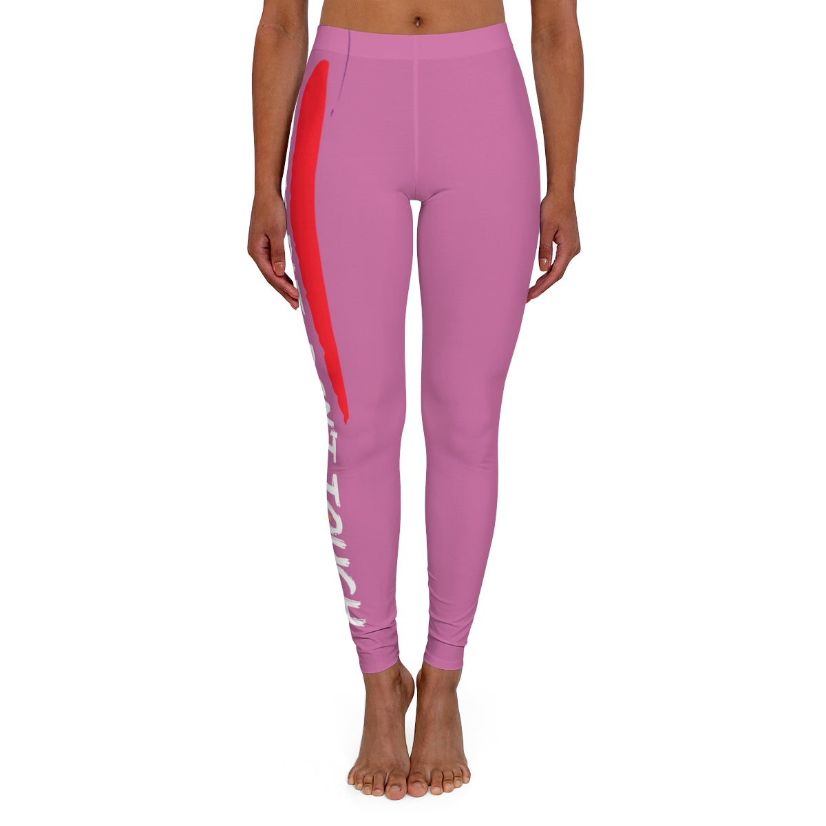 Women's Spandex Leggings ( Look but don't touch ) Pink