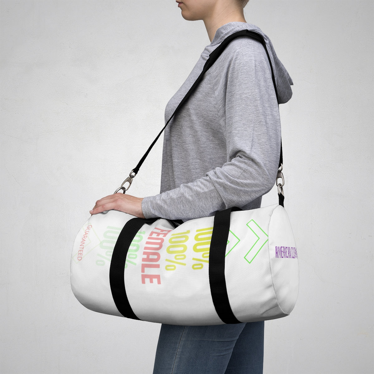 Sports Bag ( 100 % Female ) White
