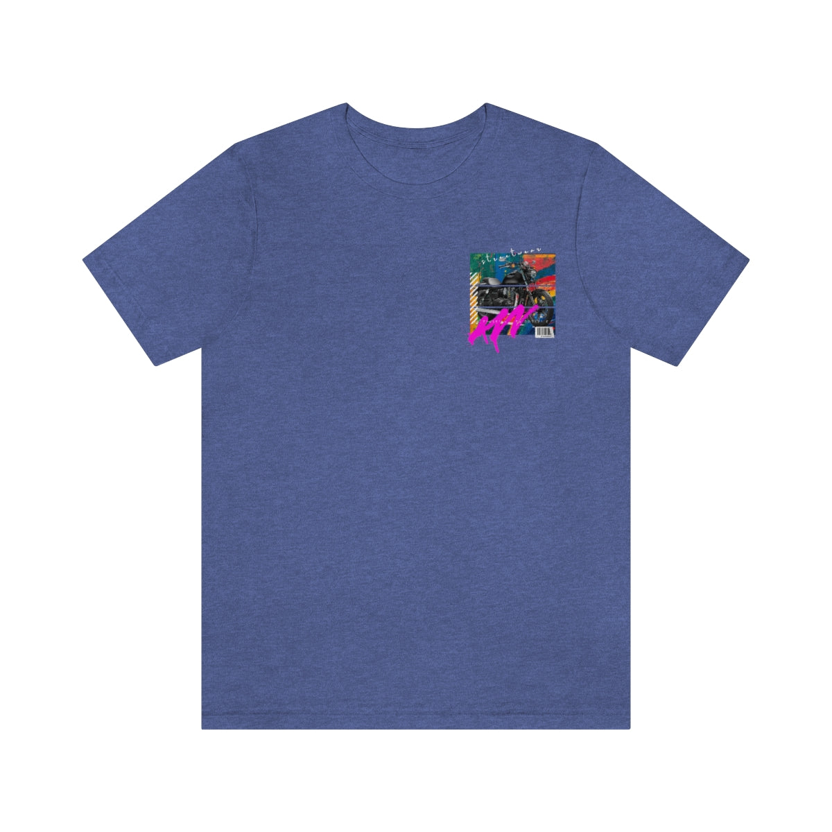 T-shirt Classic Jersey Short Sleeve (Urban Black Motorbike )