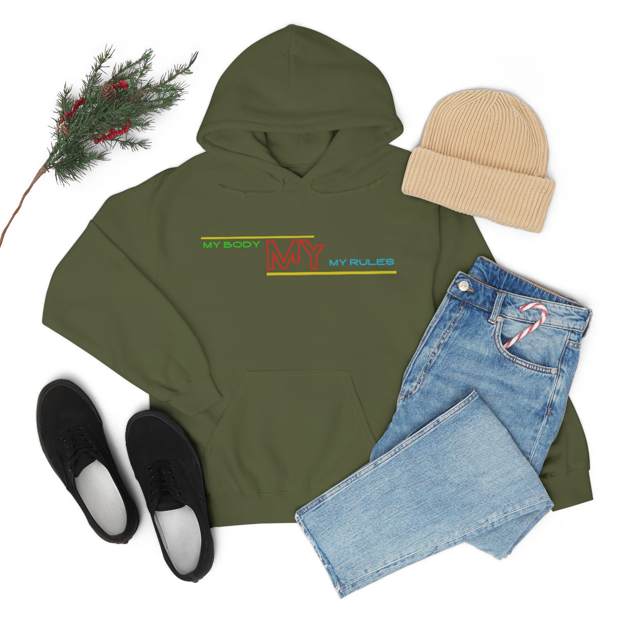 Hoodie ( My Body My Rules) Activewear