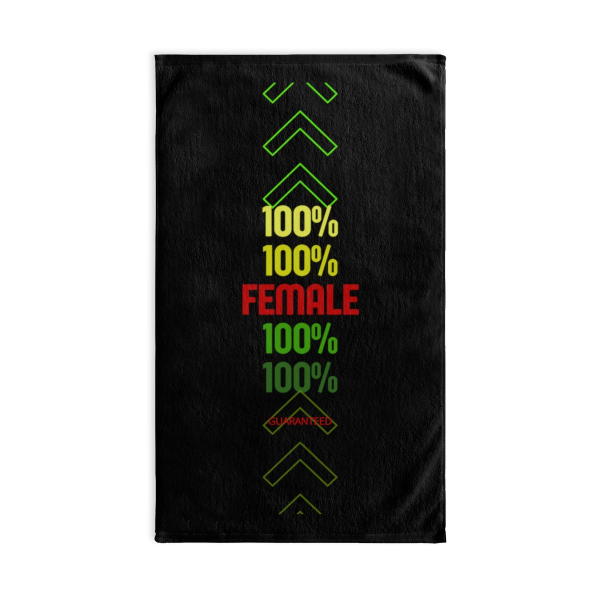 Sports Towel ( 100% Female ) Black