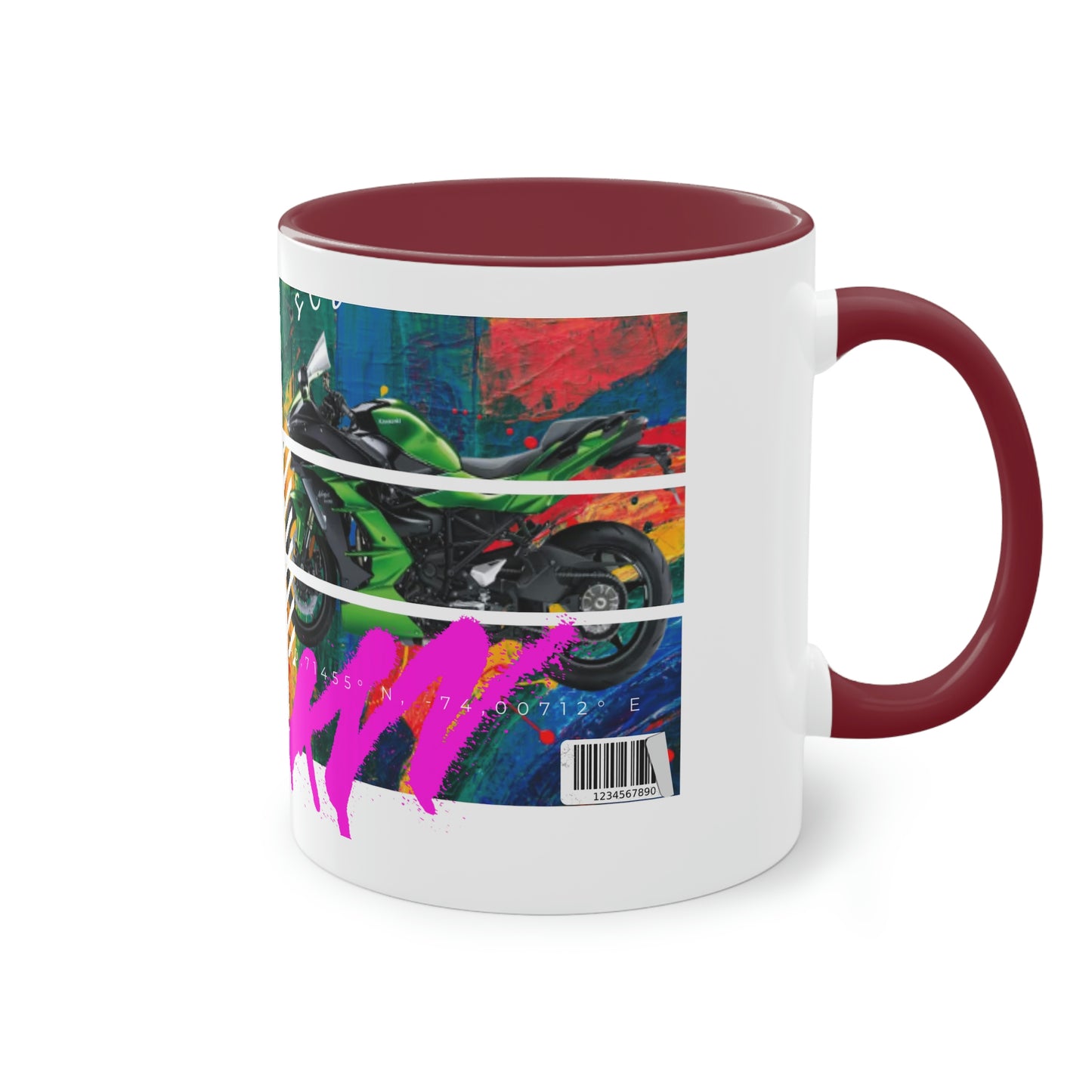Coffee Mug  ( Urban Green Sports Bike )