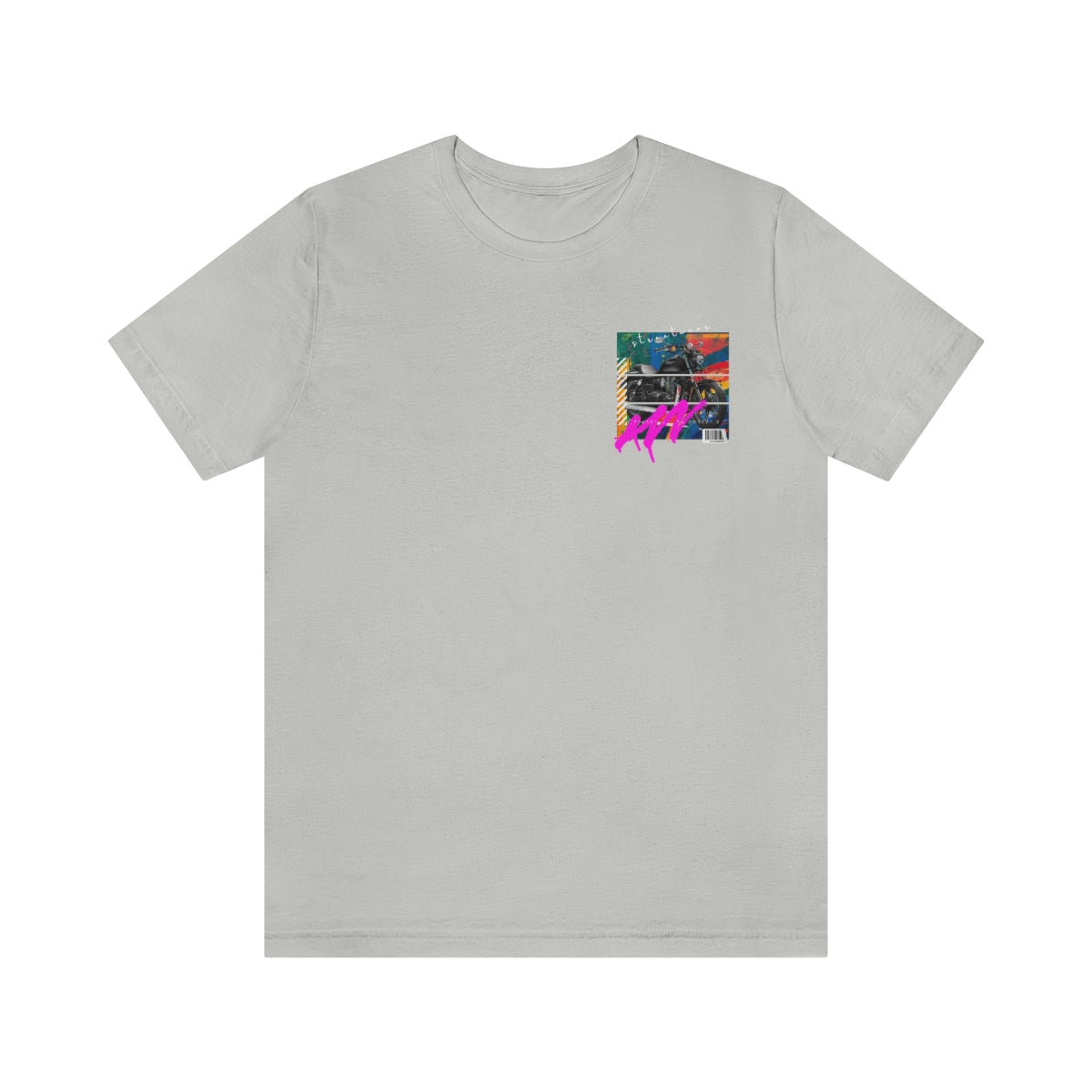 T-shirt Classic Jersey Short Sleeve (Urban Black Motorbike )