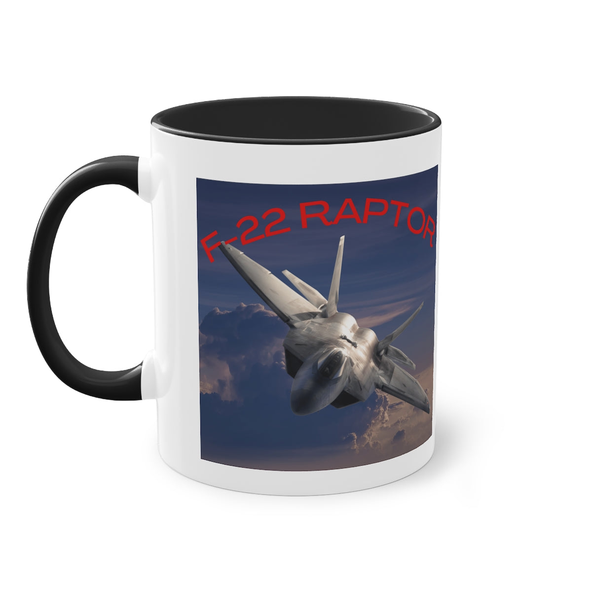 Coffee Mug ( F-22 RAPTOR 2 ) Military Style