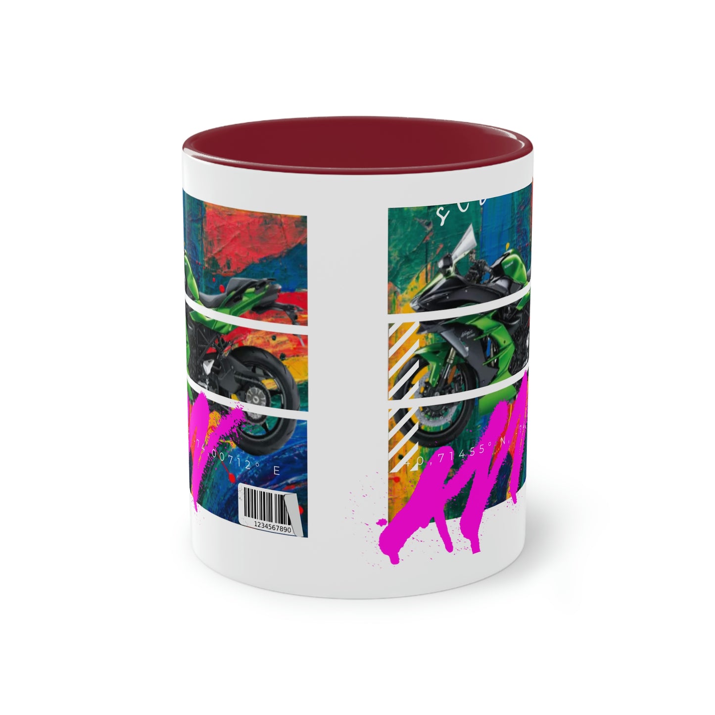 Coffee Mug  ( Urban Green Sports Bike )