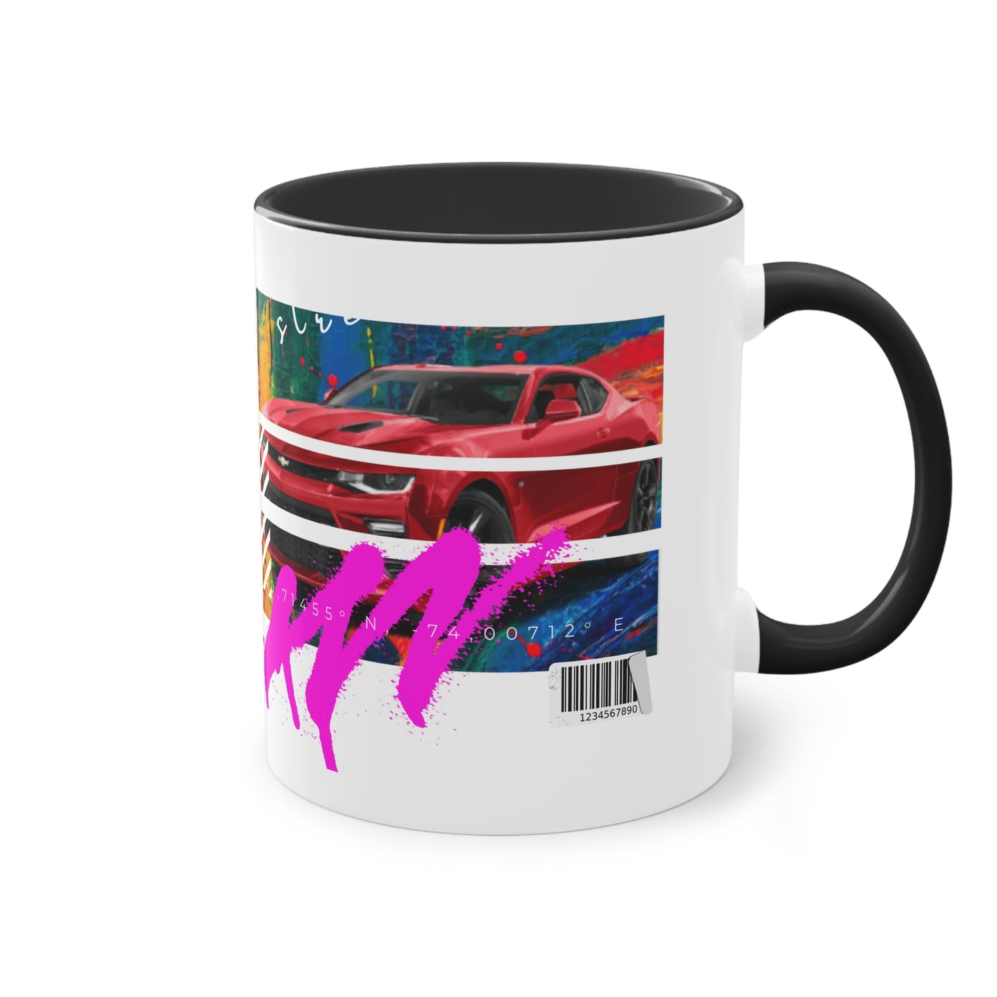 Coffee Mug ( Urban Red Corvette )