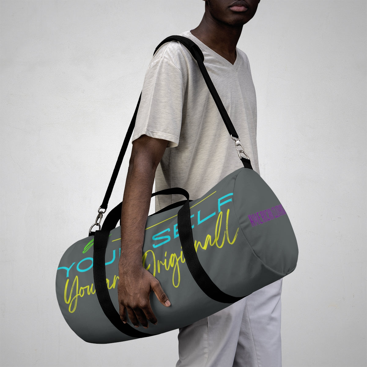 Sports Bag (Be Yourself ) Grey