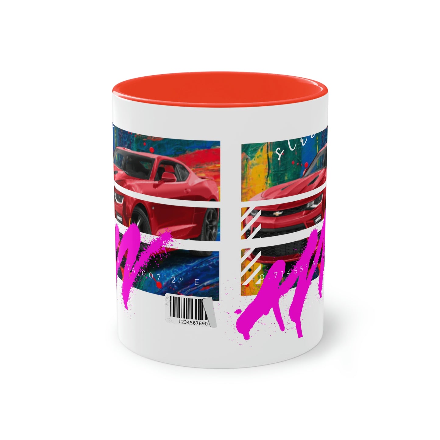 Coffee Mug ( Urban Red Corvette )
