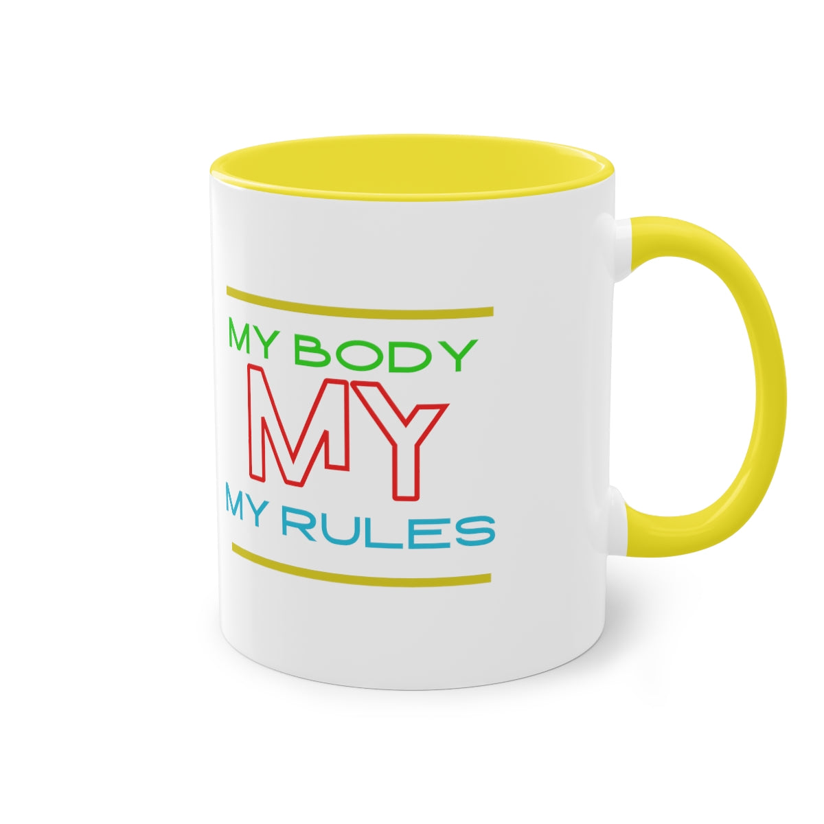 Coffee Mug ( My Body My Rules )