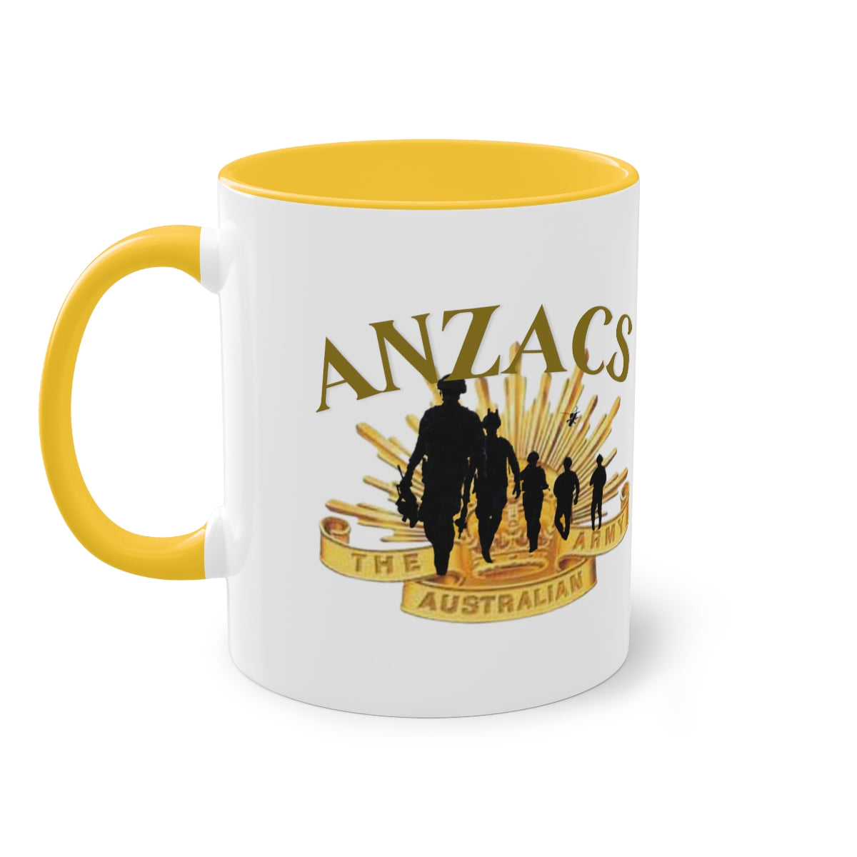 Coffee Mug ( ANZACS ) Military Style