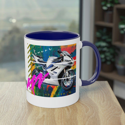 Coffee Mug  ( Urban White Sports Bike )