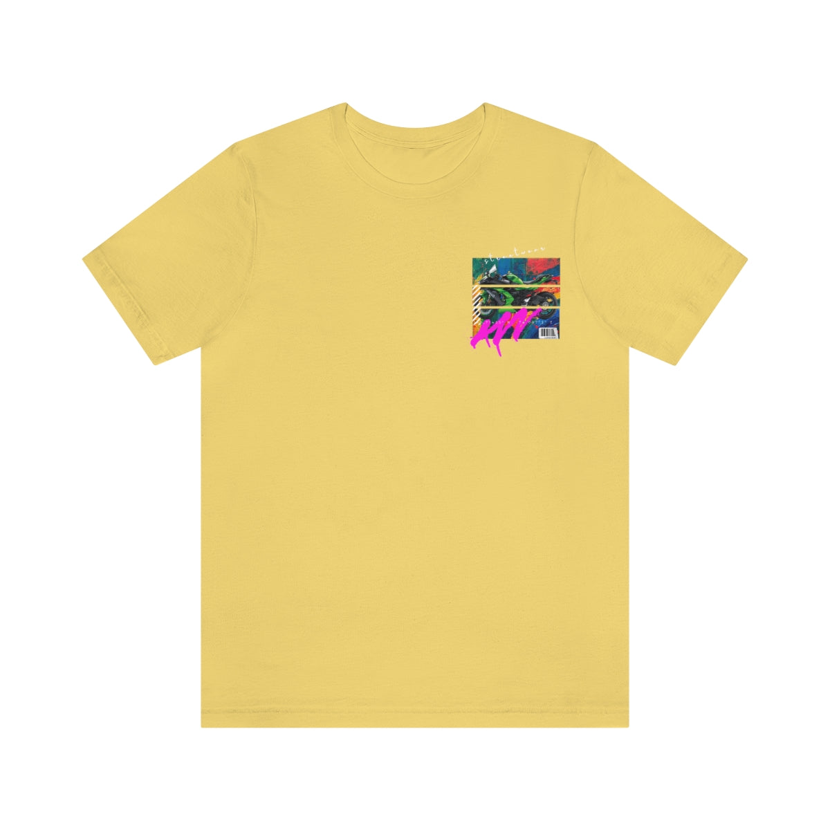 T-shirt Classic Jersey Short Sleeve (Urban Green Motorbike )
