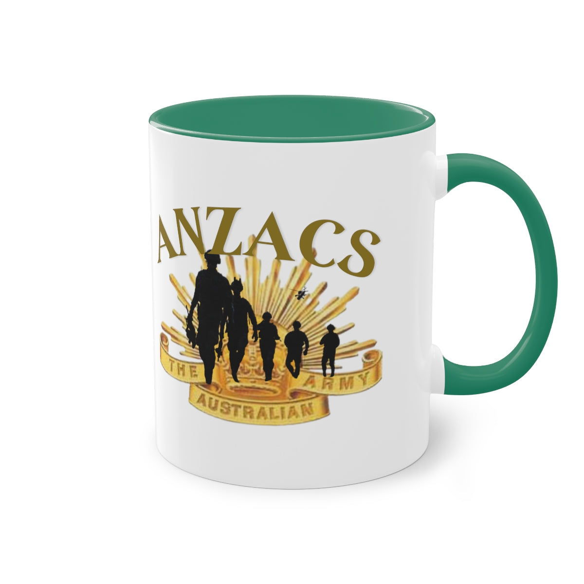 Coffee Mug ( ANZACS ) Military Style