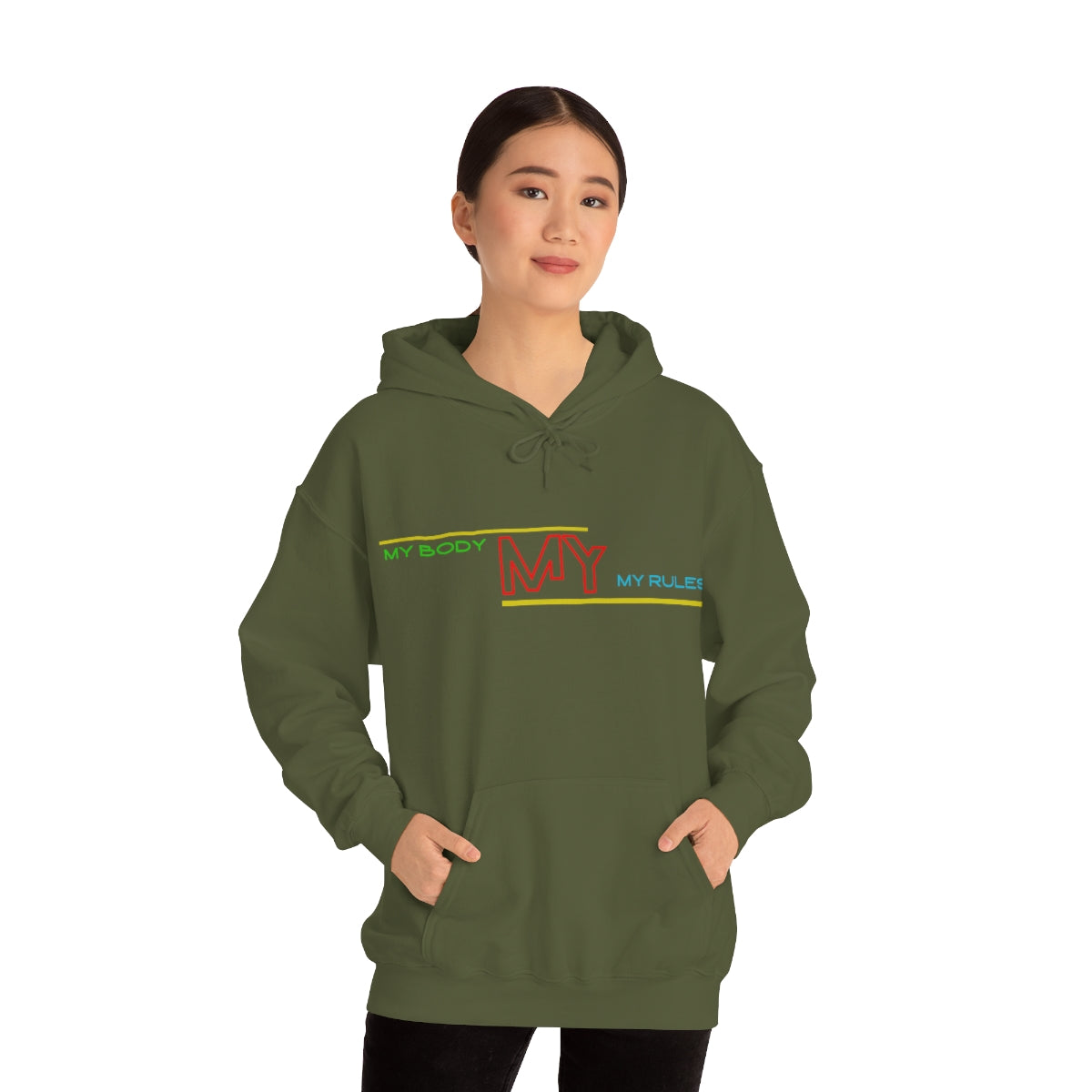 Hoodie ( My Body My Rules) Activewear