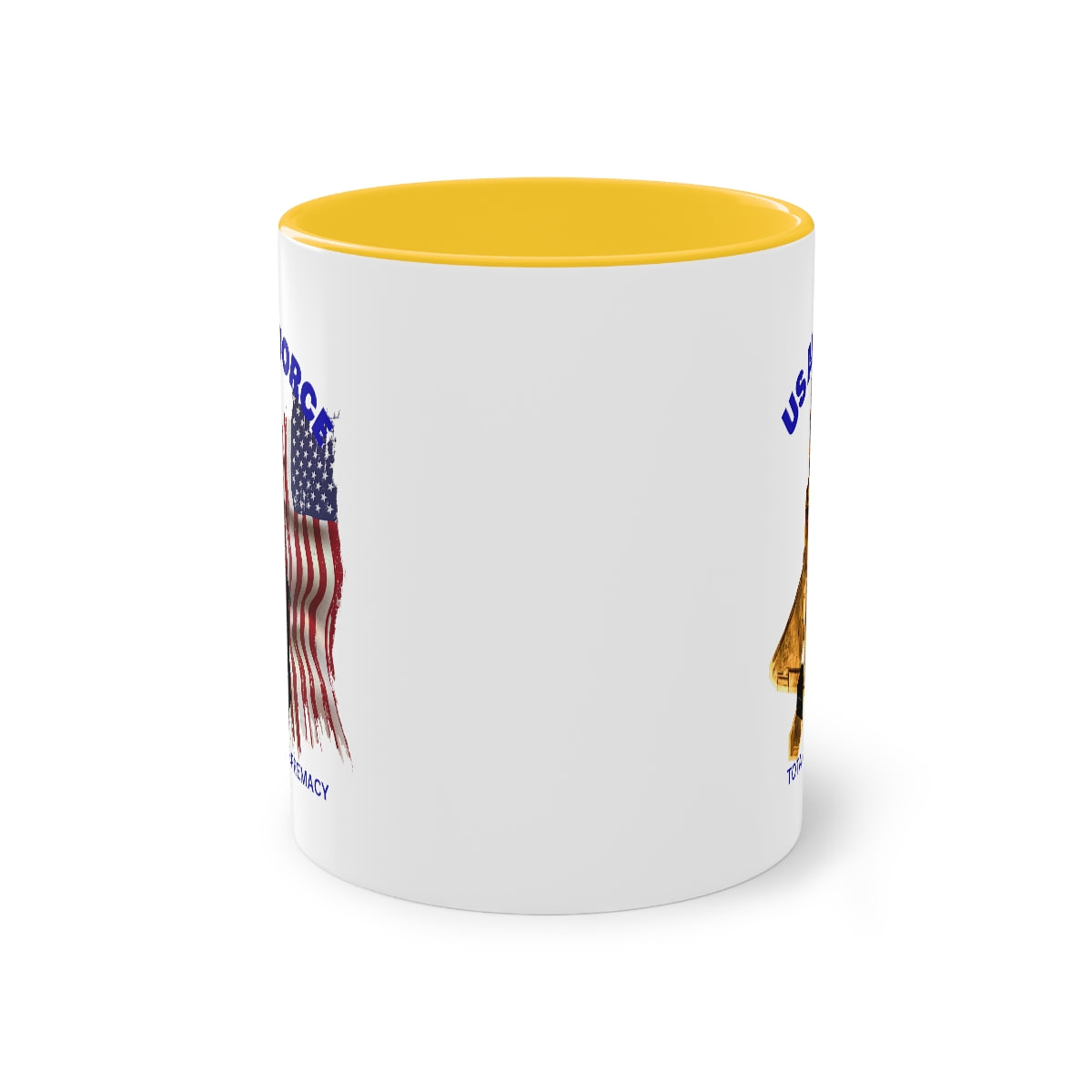 Coffee Mug ( US Air Force With Raptor ) Military Style