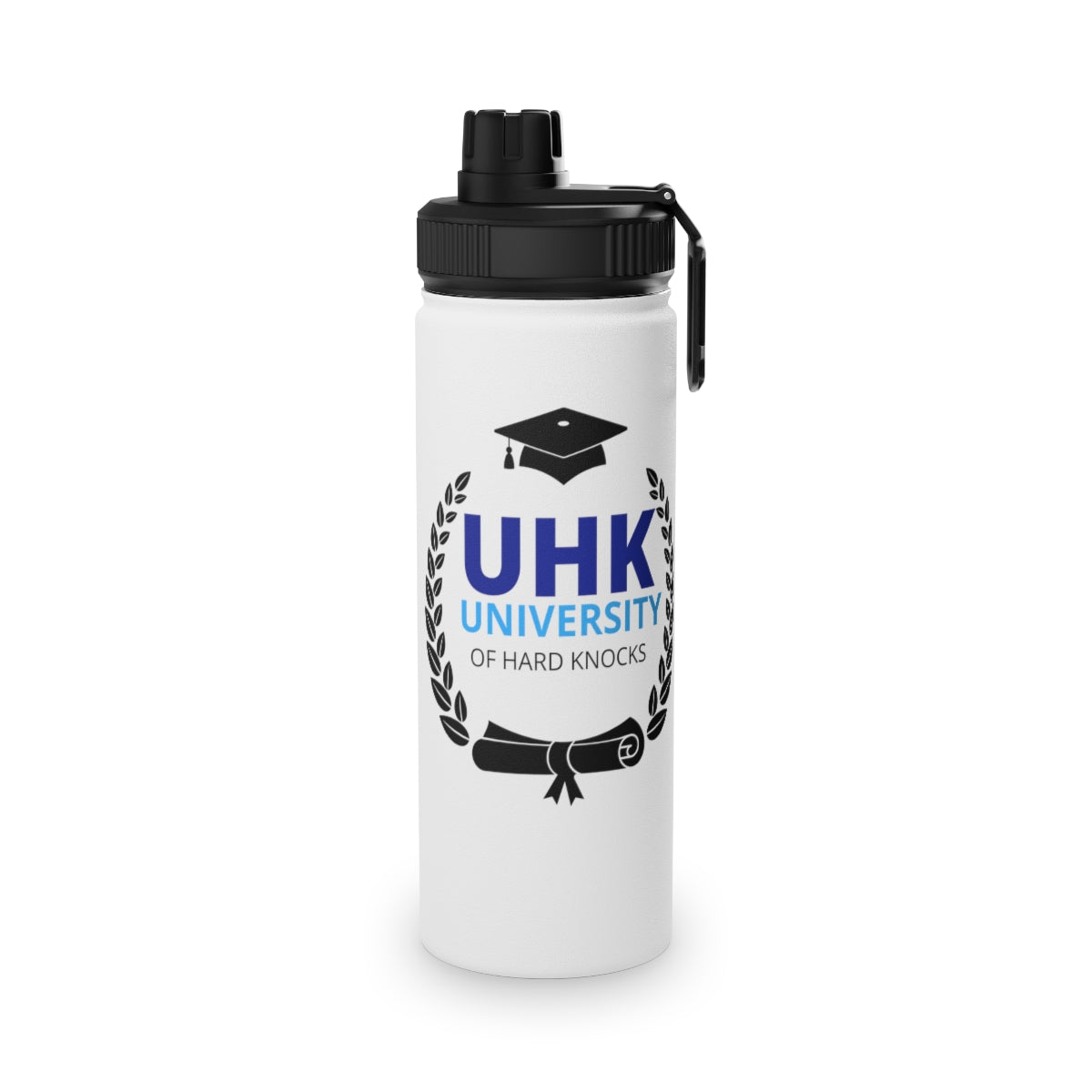 Stainless Steel Water Bottle, Sports Lid ( UHK UNIVERSITY )