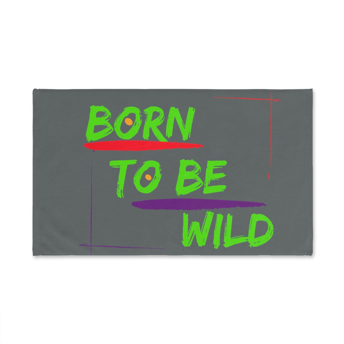 Sports Towel ( Born To Be Wild ) Grey