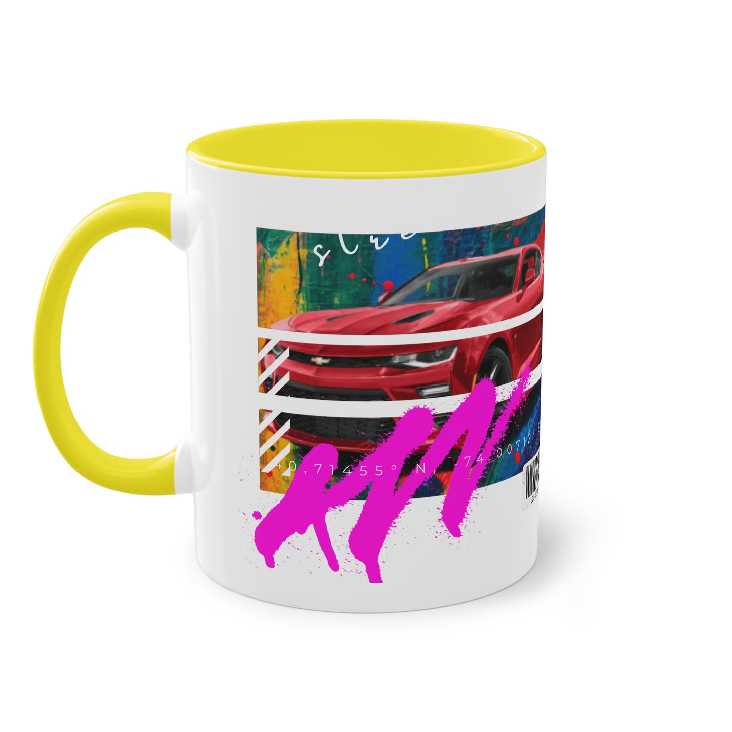 Coffee Mug ( Urban Red Corvette )