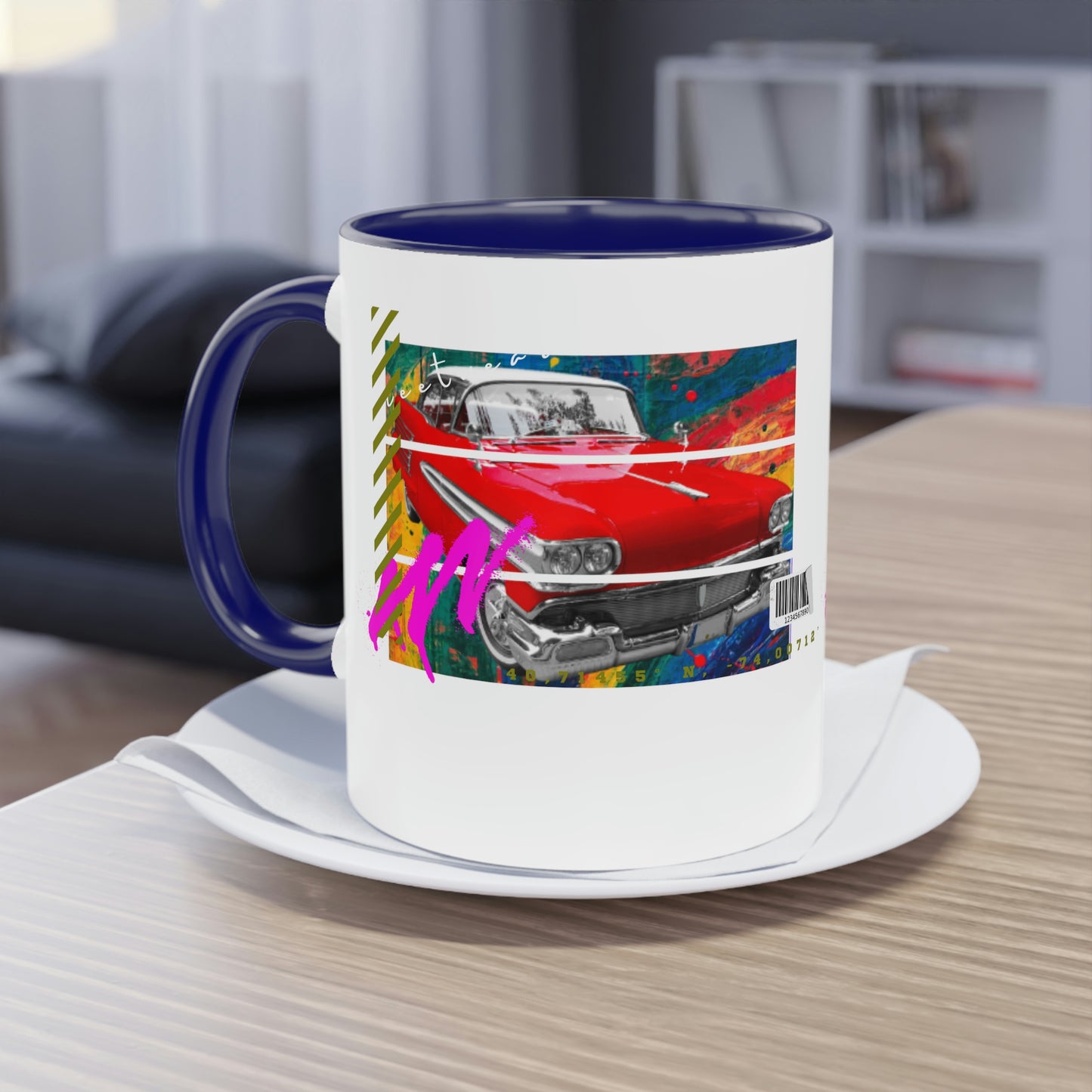 Coffee Mug ( Urban Red Cadillac )