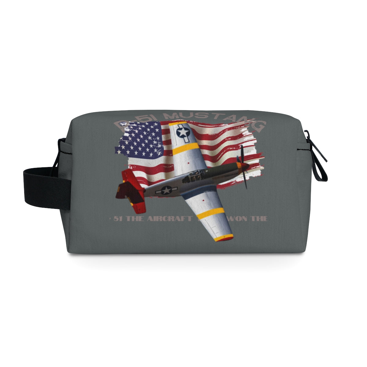 Toiletry Bag ( F-22 Raptor/ Mustang Light Black ) Military Styling