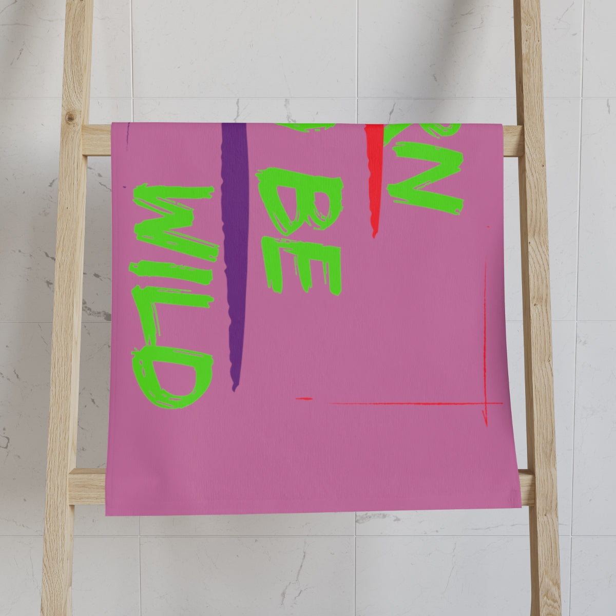 Sports Towel ( Born To Be Wild ) Pink