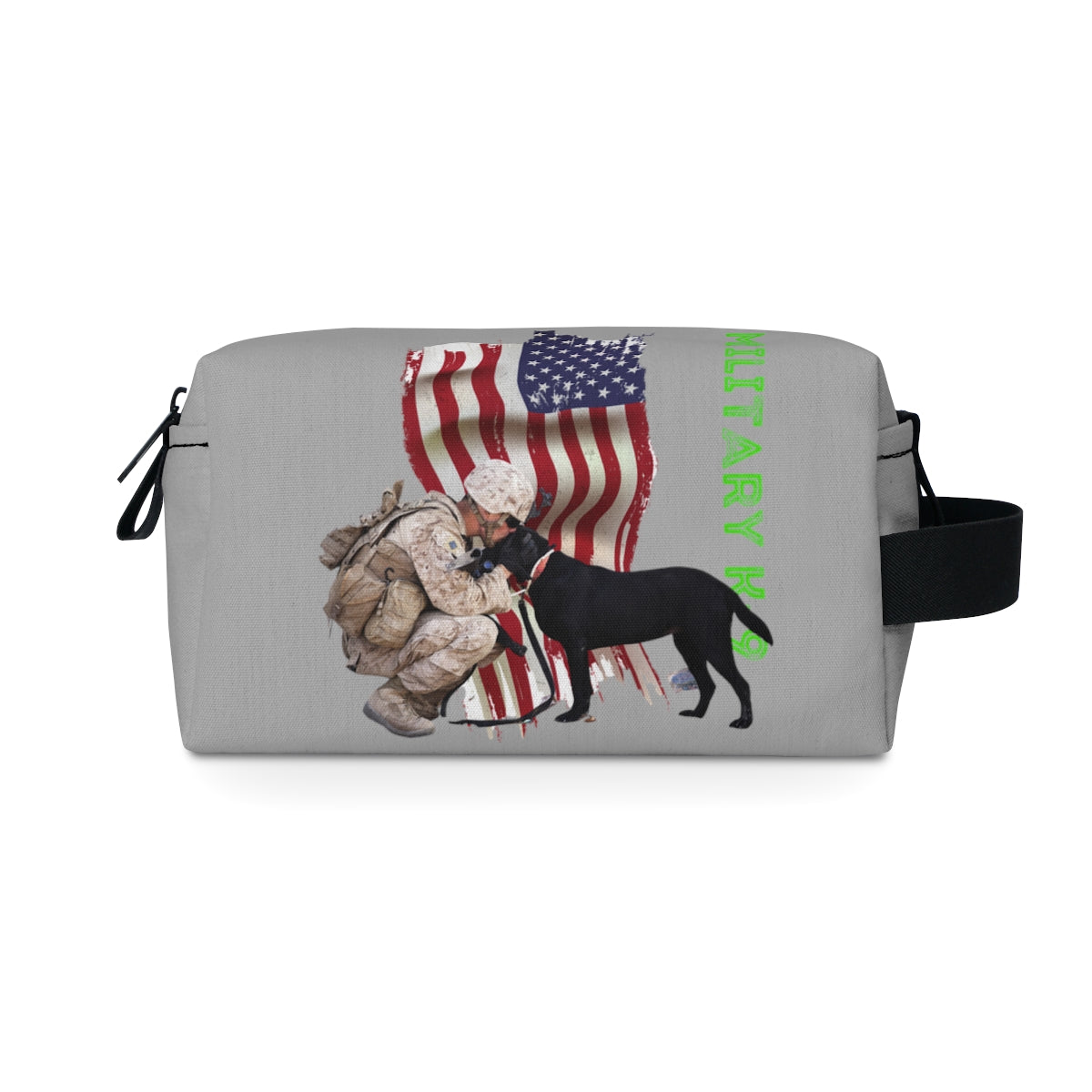 Toiletry Bag (K-9 Light Grey  ) Military Styling