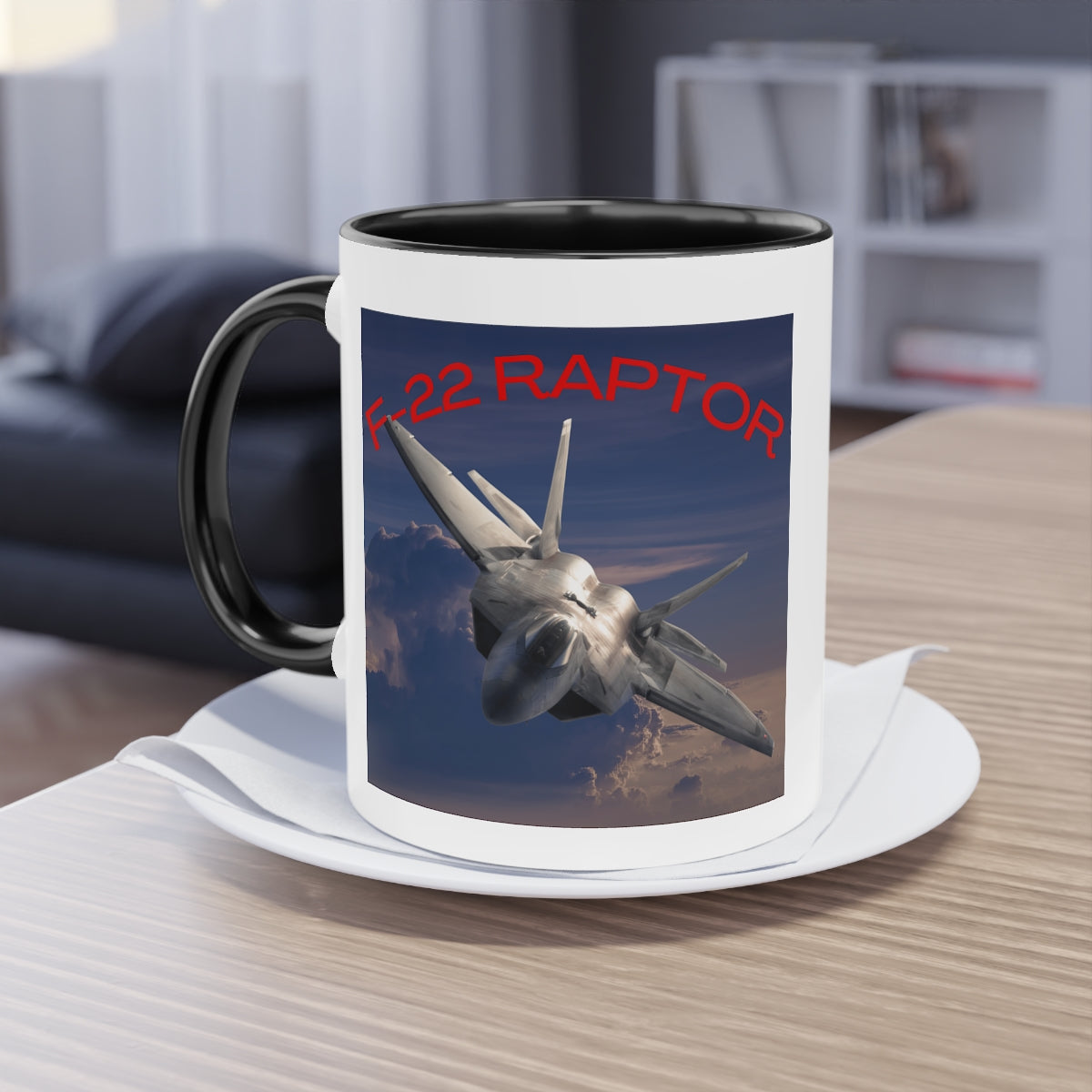 Coffee Mug ( F-22 RAPTOR 2 ) Military Style