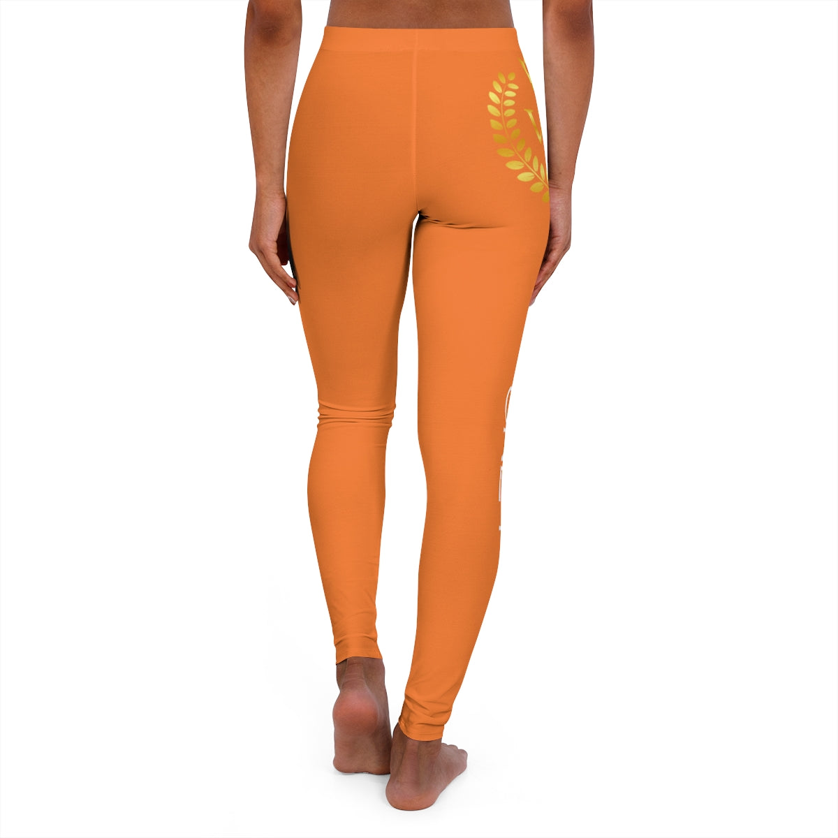 Womens Spandex Leggings ( VIP by invitation only ) Orange