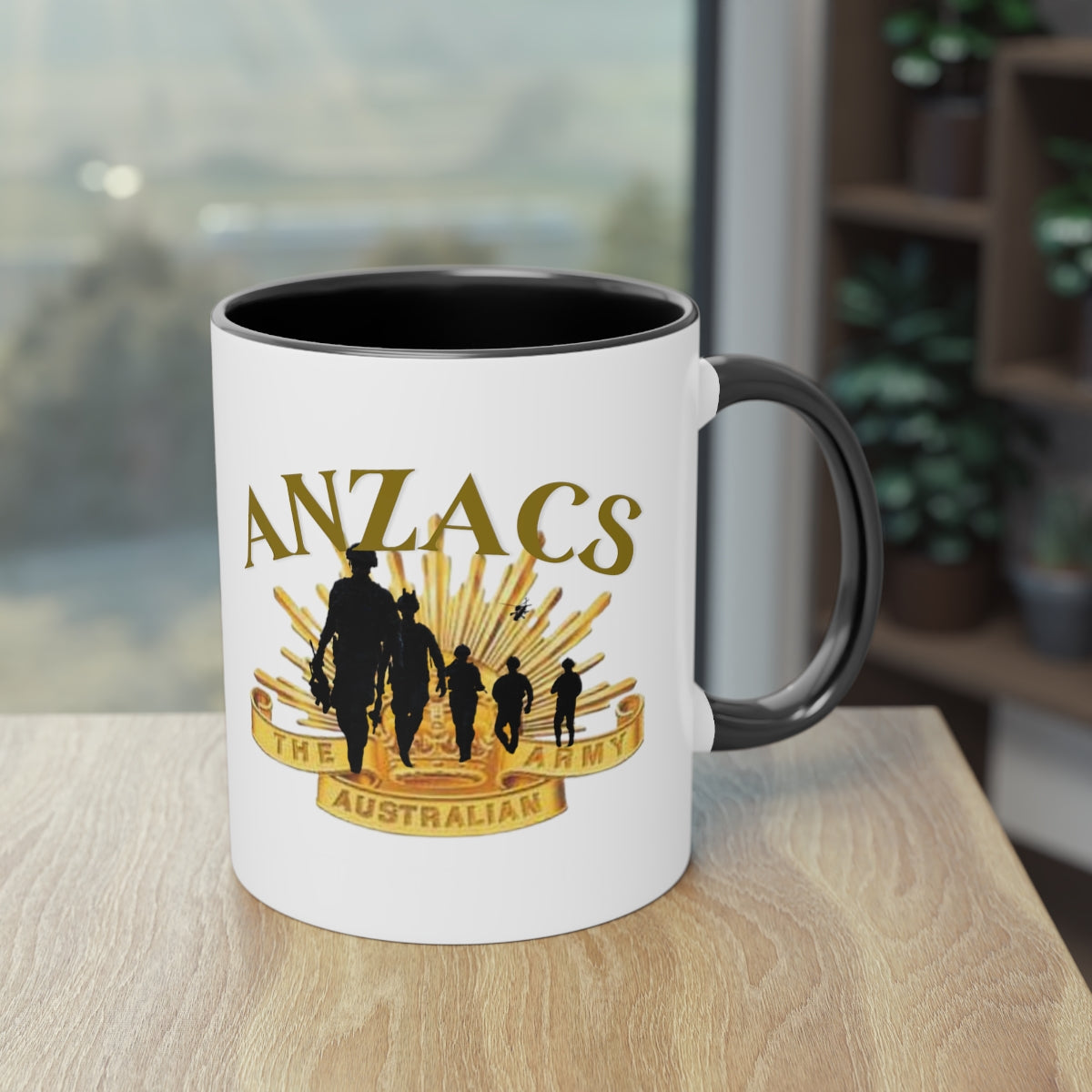 Coffee Mug ( ANZACS ) Military Style