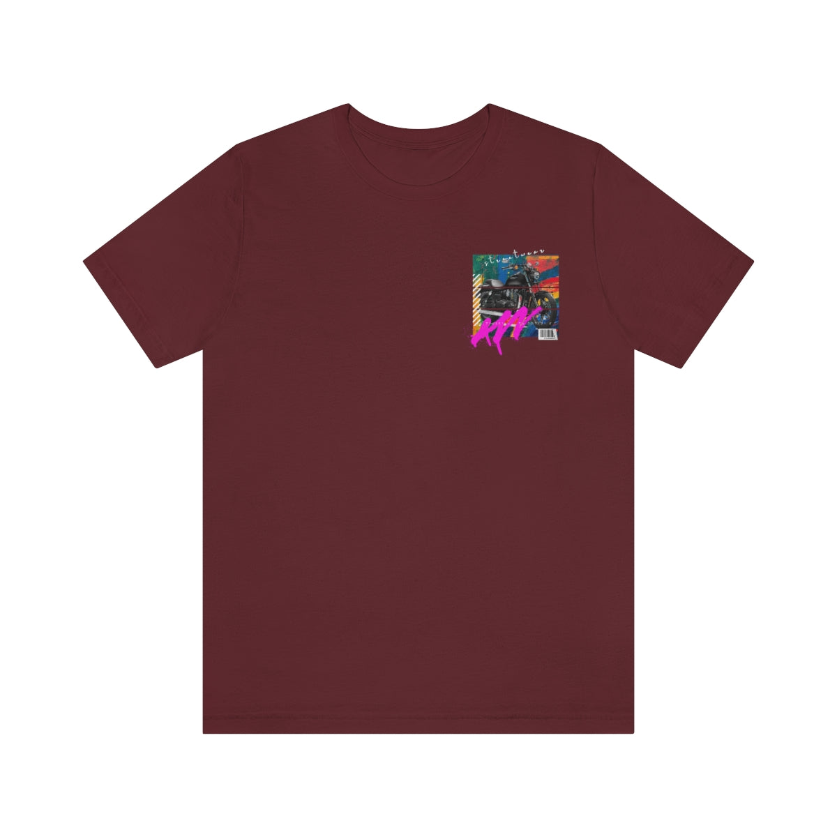 T-shirt Classic Jersey Short Sleeve (Urban Black Motorbike )