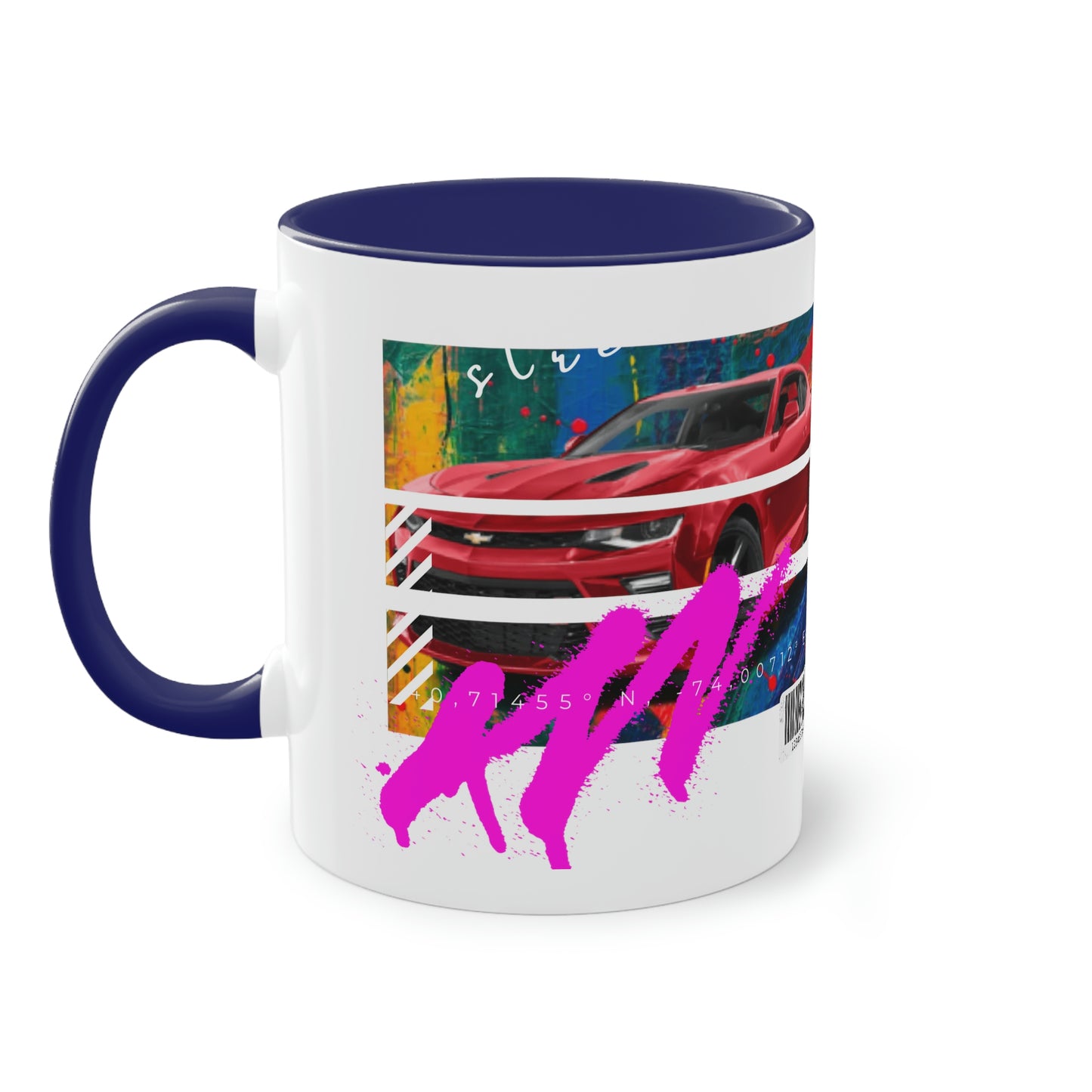 Coffee Mug ( Urban Red Corvette )
