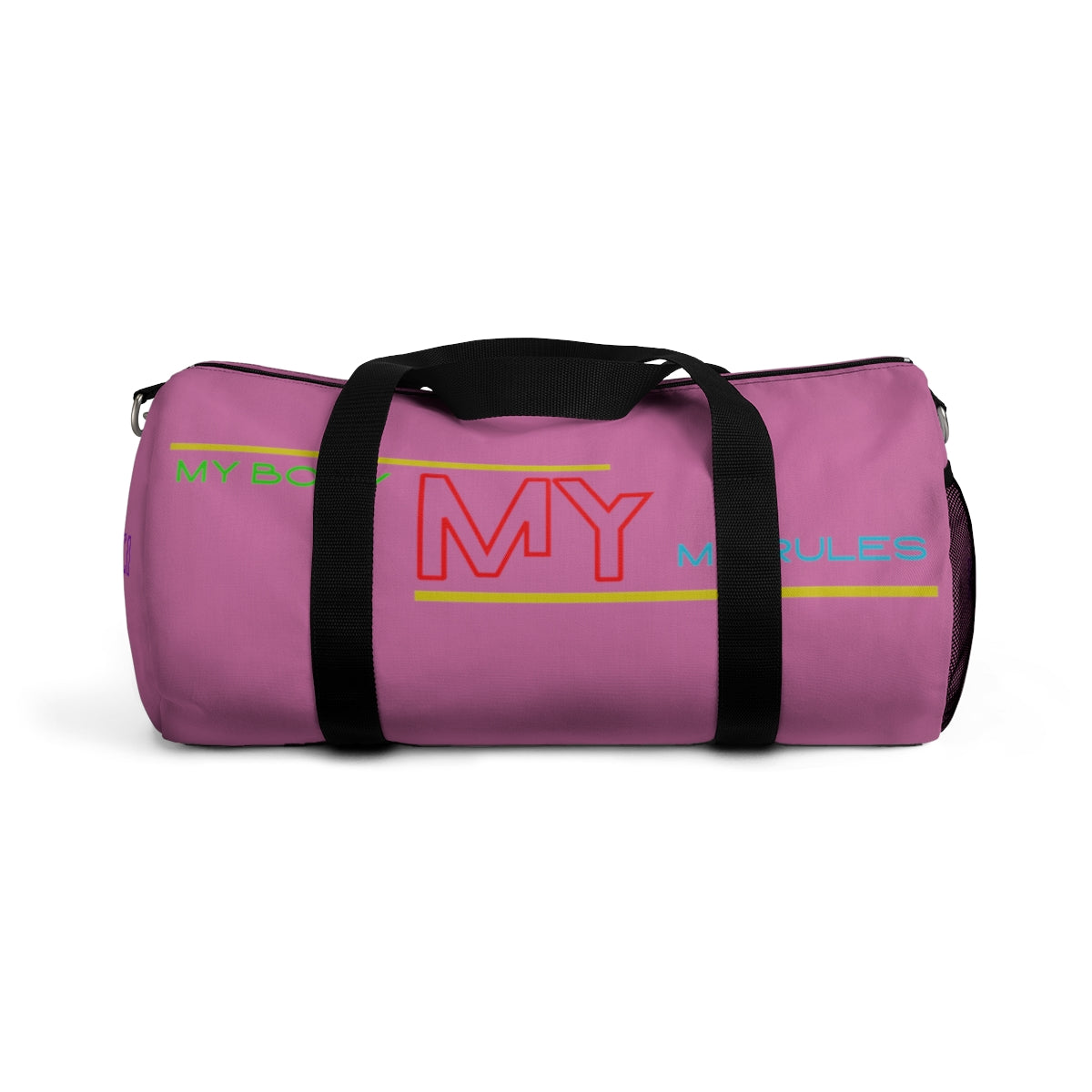 Sports Bag (My Body My Rules ) Pink