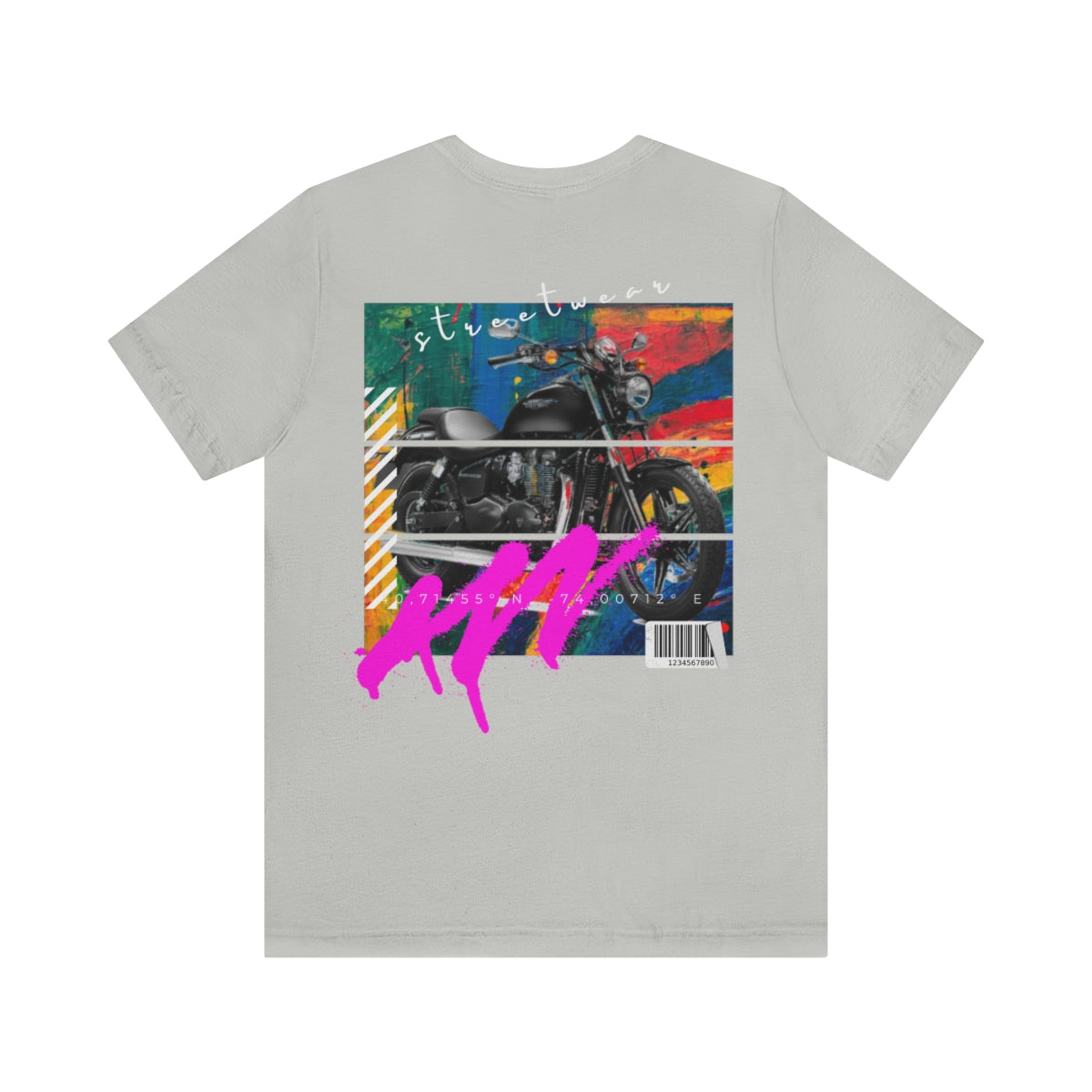 T-shirt Classic Jersey Short Sleeve (Urban Black Motorbike )