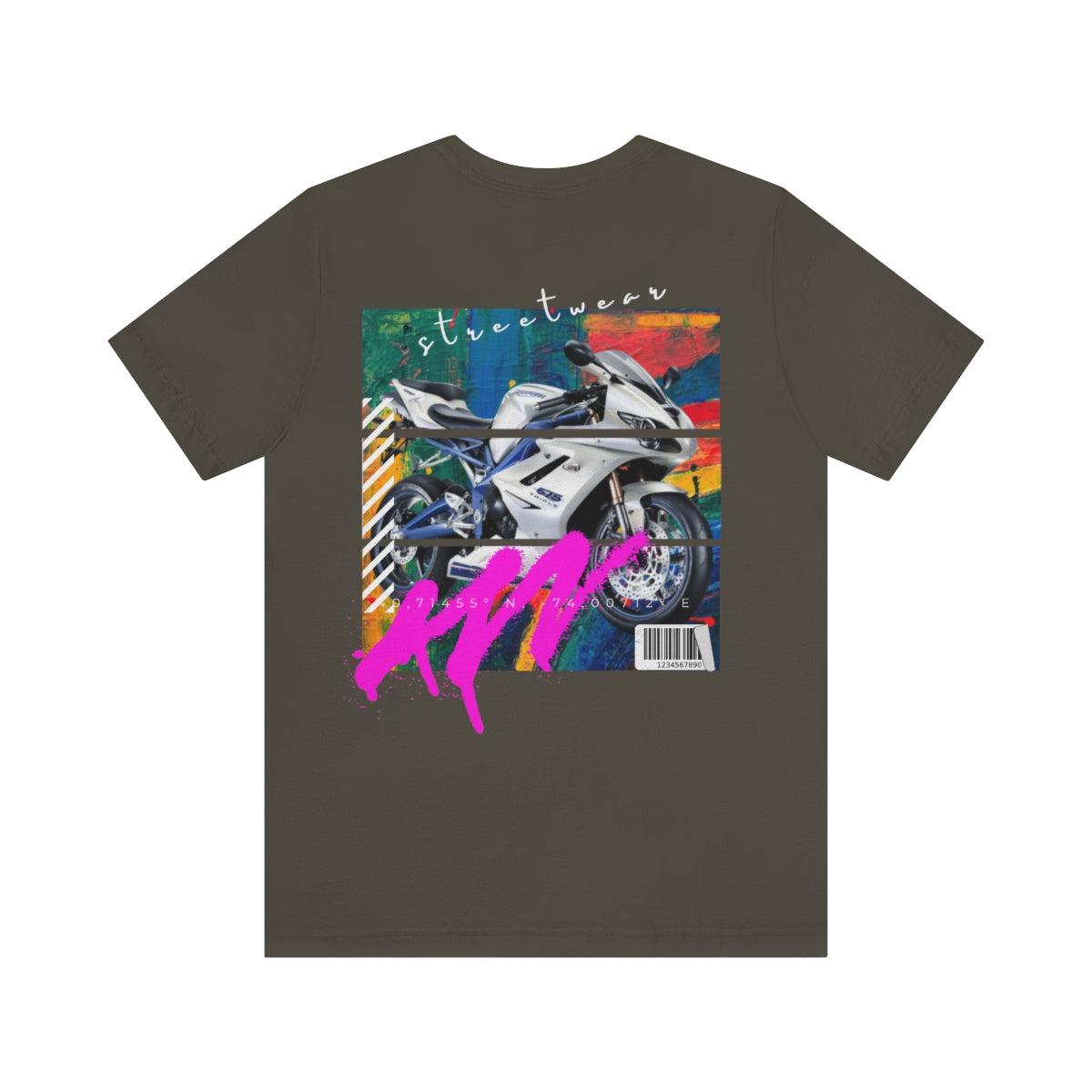 T-shirt Classic Jersey Short Sleeve (Urban White Sports Motorbike )