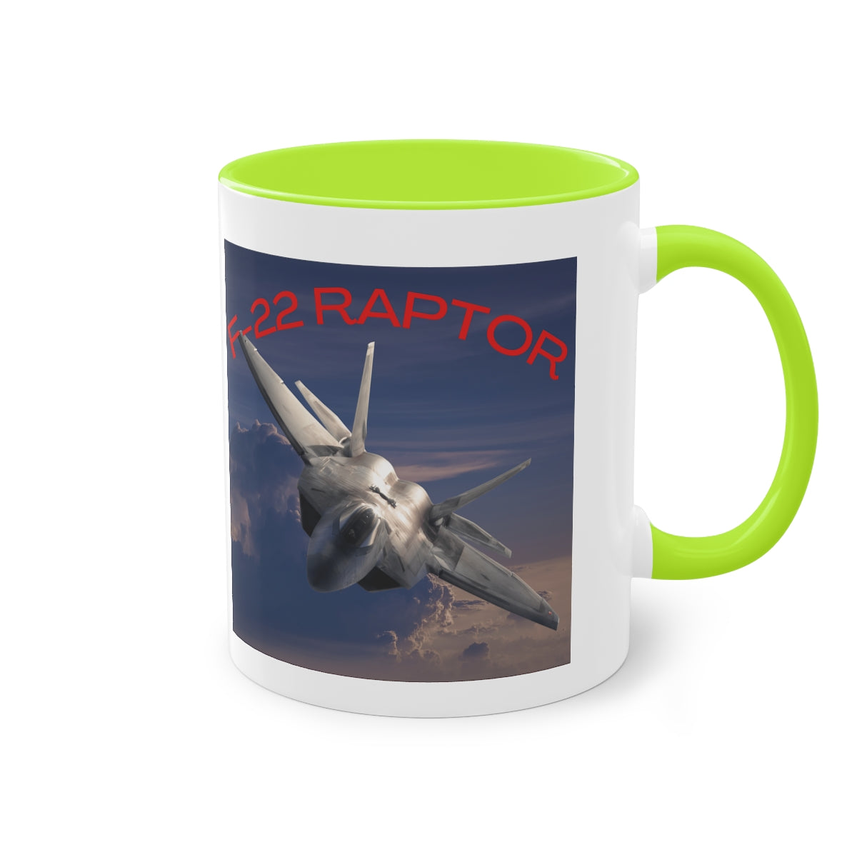Coffee Mug ( F-22 RAPTOR 2 ) Military Style