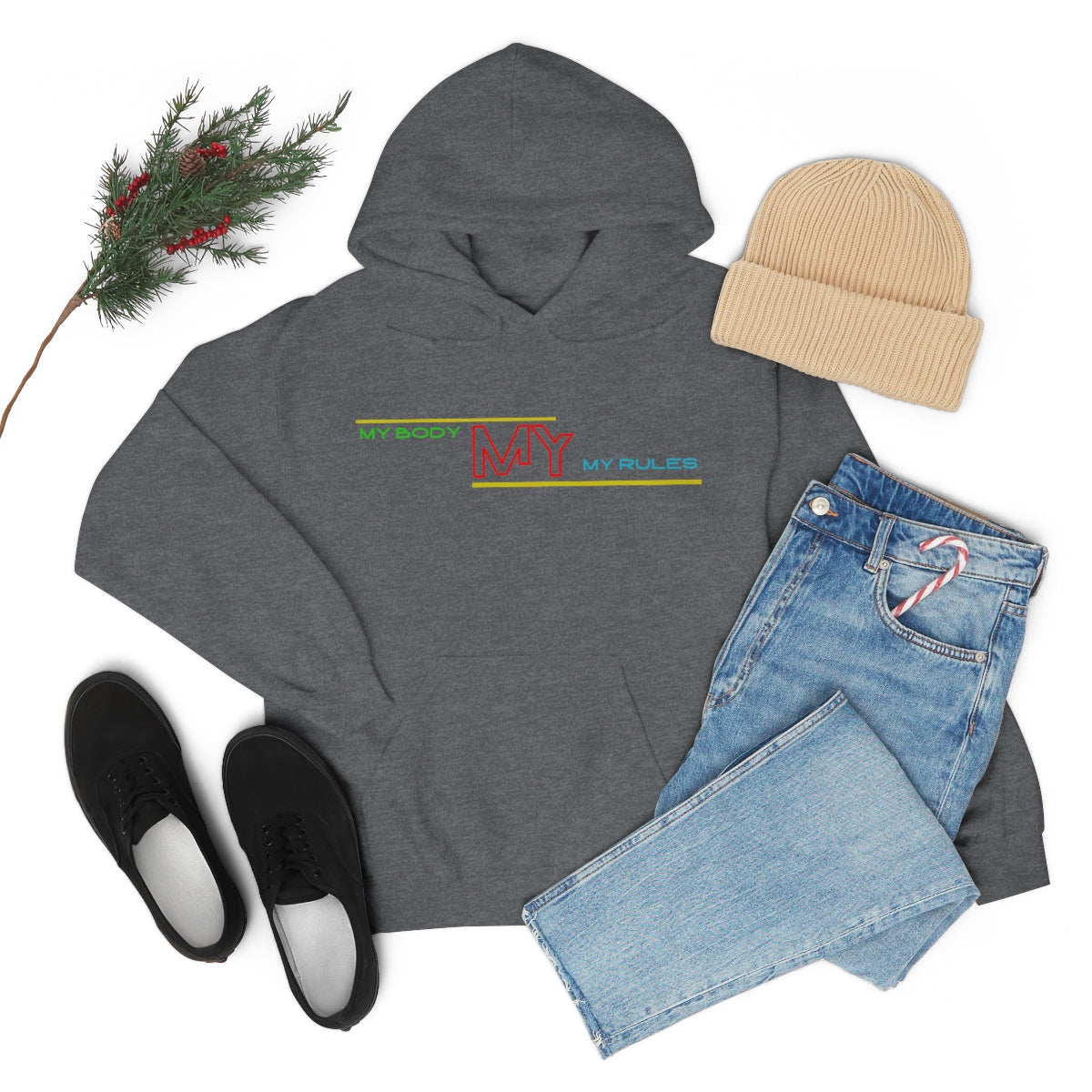 Hoodie ( My Body My Rules) Activewear