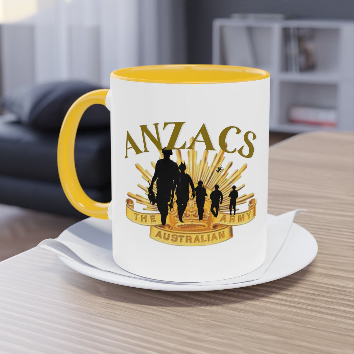 Coffee Mug ( ANZACS ) Military Style