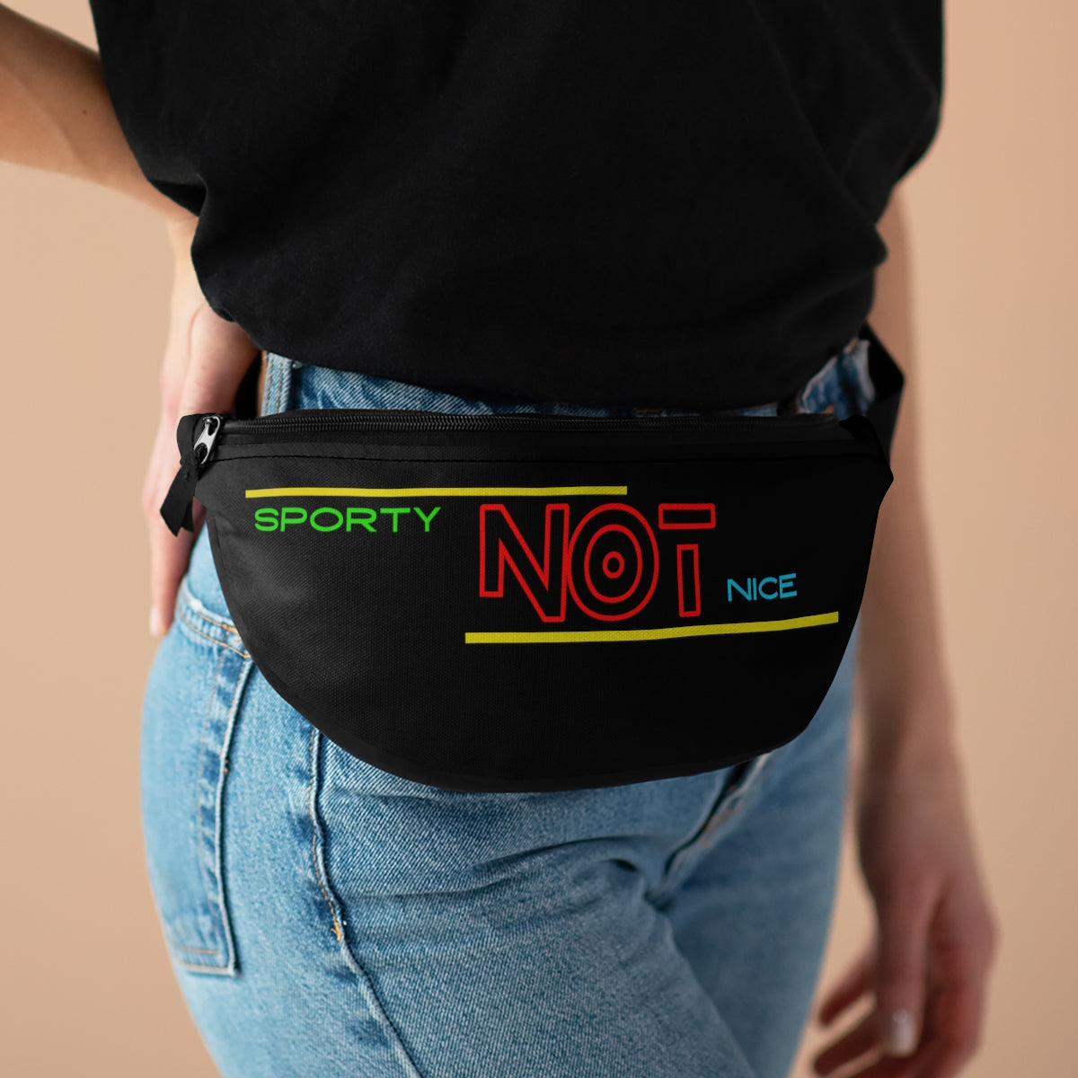 Fanny Pack ( Sporty Not Nice Black)